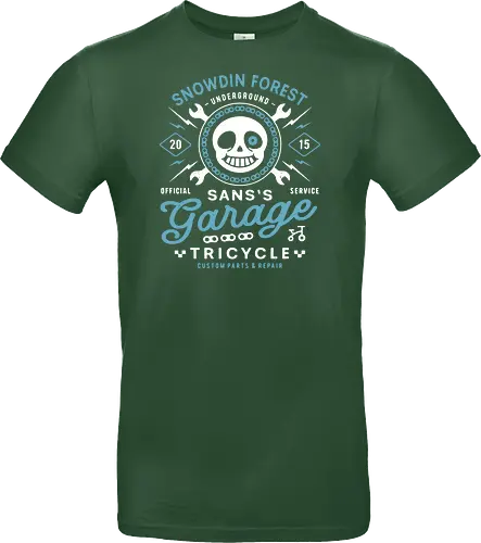 Snowdin Forest Garage Grunge - Tale, deltarune, muffet, sans, spider cider, indie game, video game, gaming, rpg, flowey, mettaton, gamer, papyrus, toriel, asgore, coffee - Standard T-Shirt
