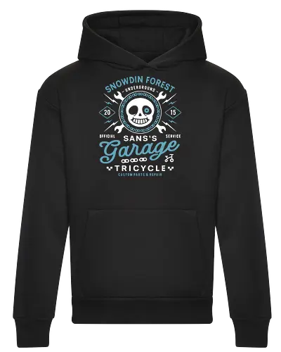 Snowdin Forest Garage Grunge - Tale, deltarune, muffet, sans, spider cider, indie game, video game, gaming, rpg, flowey, mettaton, gamer, papyrus, toriel, asgore, coffee - Heavyweight Hoodie