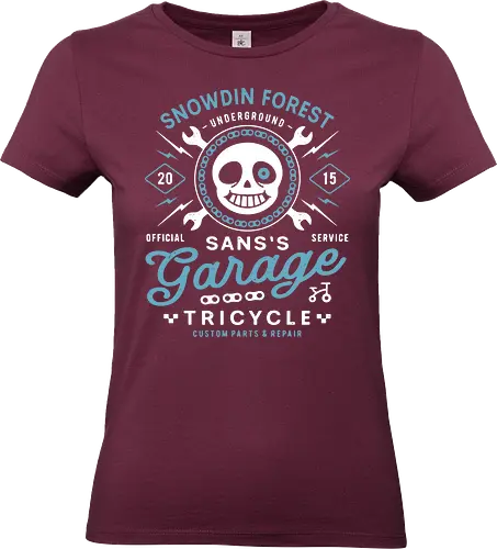 Snowdin Forest Garage Grunge - Tale, deltarune, muffet, sans, spider cider, indie game, video game, gaming, rpg, flowey, mettaton, gamer, papyrus, toriel, asgore, coffee - Standard T-Shirt (Frauen)