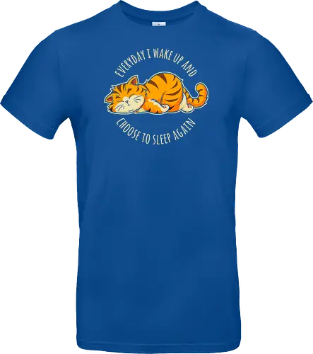 I Choose Sleep - not today, lazy cat, sorry im late, humor, funny quote, sorry not sorry, always late, cute cat, anxiety, awkward, introvert, party, anxious, sarcastic, funny saying, funny slogan, sarcasm - Standard T-Shirt