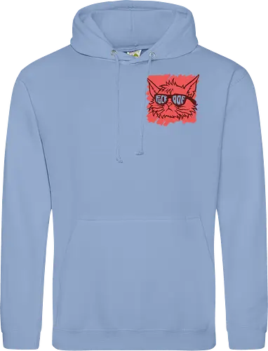 Fvck Off!! - grumpy cat, Anti Social, hate morning, catrovert, introvert, anti human, anti people, idgaf, dilligaf, don't care, mind your business, funny cat, cute cat, funny, cat joke, memes, internet meme, hilarious, funny meme, cat meme, meme - Standard Hoodie