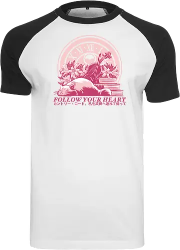 Follow Your Heart - Whisper of the heart, famous anime - Raglan T-Shirt