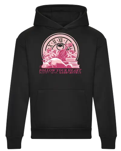 Follow Your Heart - Whisper of the heart, famous anime - Heavyweight Hoodie