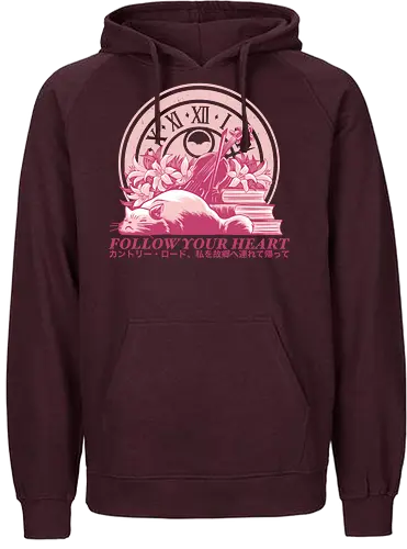 Follow Your Heart - Whisper of the heart, famous anime - Fairtrade Hoodie