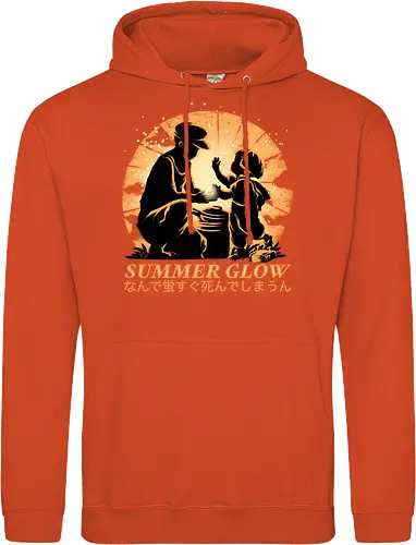 Summer Glow - Grave of the fireflies, famous anime - Standard Hoodie