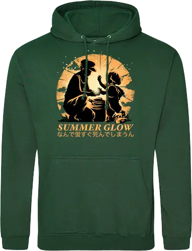 Summer Glow - Grave of the fireflies, famous anime - Standard Hoodie