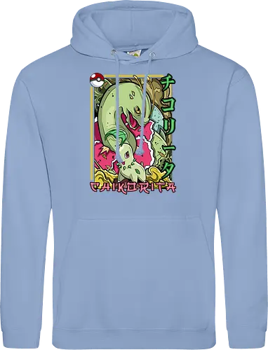 Johto Gras Pocket Duo - Lebendige Traditionelle Japanische Kunst - Johto Gras Pokemon Kunst, Pokemon Entwicklungs Duo, japanische Pokemon Kunst, Ukiyo-e Pokemon Druck, orientalisches Pokemon Design, Starter Pokemon Shirt, lebendige japanische Kunst, traditioneller Pokemon Druck, Gras Pokemon Design, Otaku Pokemon Shirt, Kanji Pokemon Kunst, exklusiver Geek Pokemon Druck, Gen Zwei Pokemon Design, Premium japanische Pokemon Kunst, Nerd Pokemon Shirt - Standard Hoodie