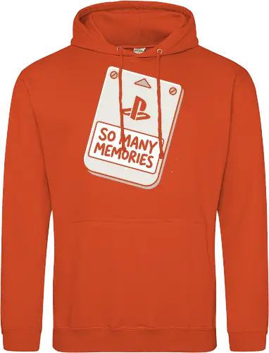Save State: The Retro Memory Card - retro gaming shirt, PS1 memory card graphic, 90s gamer apparel, vintage console streetwear, minimalist video game tee, nostalgic tech clothing, save state design, classic gaming fashion, geek chic aesthetic - Standard Hoodie
