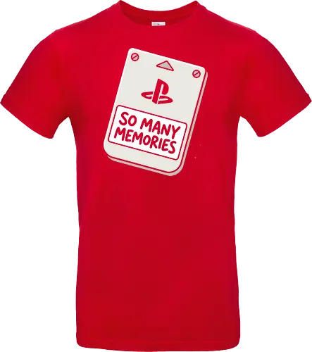 Save State: The Retro Memory Card - retro gaming shirt, PS1 memory card graphic, 90s gamer apparel, vintage console streetwear, minimalist video game tee, nostalgic tech clothing, save state design, classic gaming fashion, geek chic aesthetic - Standard T-Shirt