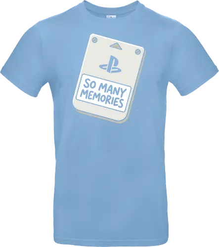 Save State: The Retro Memory Card - retro gaming shirt, PS1 memory card graphic, 90s gamer apparel, vintage console streetwear, minimalist video game tee, nostalgic tech clothing, save state design, classic gaming fashion, geek chic aesthetic - Standard T-Shirt