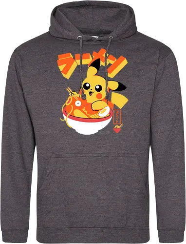 Pocket Ramen - ramen, yellow monster, fish, japanese food, kawaii, anime, noodles, pop culture, Cute, Gaming - Standard Hoodie
