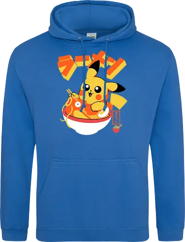 Pocket Ramen - ramen, yellow monster, fish, japanese food, kawaii, anime, noodles, pop culture, Cute, Gaming - Standard Hoodie