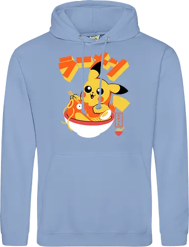 Pocket Ramen - ramen, yellow monster, fish, japanese food, kawaii, anime, noodles, pop culture, Cute, Gaming - Standard Hoodie