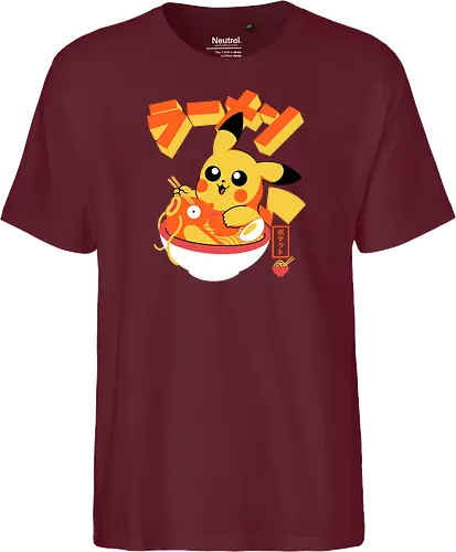 Pocket Ramen - ramen, yellow monster, fish, japanese food, kawaii, anime, noodles, pop culture, Cute, Gaming - Fairtrade T-Shirt