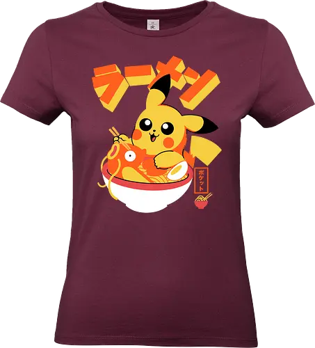 Pocket Ramen - ramen, yellow monster, fish, japanese food, kawaii, anime, noodles, pop culture, Cute, Gaming - Standard T-Shirt (Frauen)