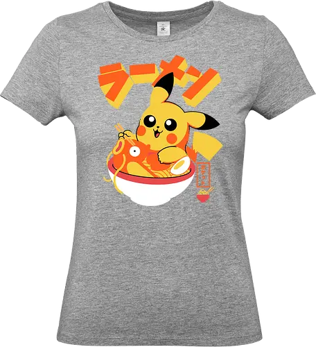 Pocket Ramen - ramen, yellow monster, fish, japanese food, kawaii, anime, noodles, pop culture, Cute, Gaming - Standard T-Shirt (Frauen)