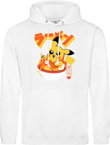 Pocket Ramen - ramen, yellow monster, fish, japanese food, kawaii, anime, noodles, pop culture, Cute, Gaming - Standard Hoodie