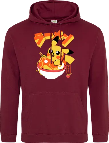 Pocket Ramen - ramen, yellow monster, fish, japanese food, kawaii, anime, noodles, pop culture, Cute, Gaming - Standard Hoodie
