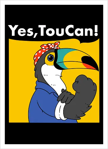 Yes, Toucan! - Kunstdruck