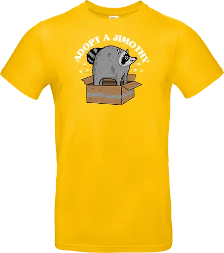Adopt a Jimothy - Jimothy, raccoon, racoon, cute, seattle, Adopt a Jimothy, jimothy the raccoon - Standard T-Shirt