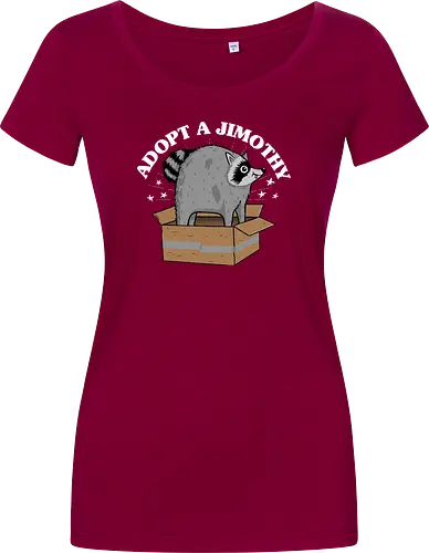 Adopt a Jimothy - Jimothy, raccoon, racoon, cute, seattle, Adopt a Jimothy, jimothy the raccoon - Damen T-Shirt