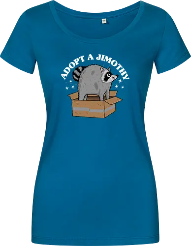 Adopt a Jimothy - Jimothy, raccoon, racoon, cute, seattle, Adopt a Jimothy, jimothy the raccoon - Damen T-Shirt