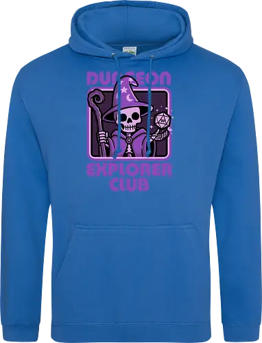 RPG Mage Skull - Rpg, Role-play, Role-playing, Roleplay Game, Role-playing Game, Roleplaying Game, Critical Hit, Critical, Critical Fail, Critical Success, Dungeon Master, Dungeon, Nerd, Geek, Adventure, Fantasy, Magic, Ritual, Magical, Wizard, Sorcery, Sorcerer, D20, Fireball, Tabletop Game, Tabletop, Tabletop Gaming, Tabletop Rpg, Game Master, Exploration, Explorer, Club, Skull, Skeleton, Bones, Bone, Undead - Standard Hoodie