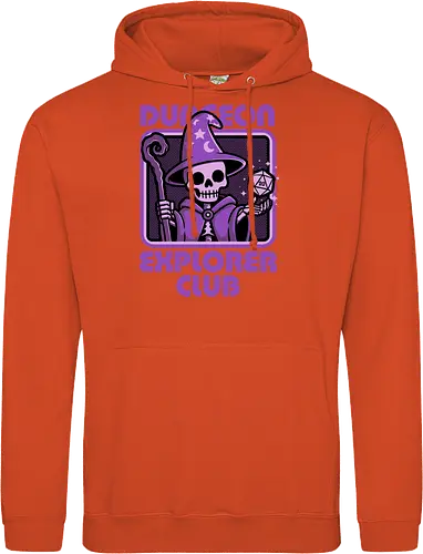 RPG Mage Skull - Rpg, Role-play, Role-playing, Roleplay Game, Role-playing Game, Roleplaying Game, Critical Hit, Critical, Critical Fail, Critical Success, Dungeon Master, Dungeon, Nerd, Geek, Adventure, Fantasy, Magic, Ritual, Magical, Wizard, Sorcery, Sorcerer, D20, Fireball, Tabletop Game, Tabletop, Tabletop Gaming, Tabletop Rpg, Game Master, Exploration, Explorer, Club, Skull, Skeleton, Bones, Bone, Undead - Standard Hoodie