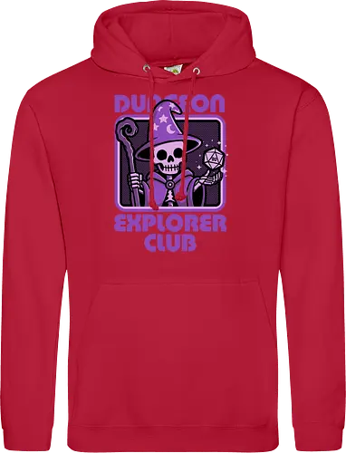 RPG Mage Skull - Rpg, Role-play, Role-playing, Roleplay Game, Role-playing Game, Roleplaying Game, Critical Hit, Critical, Critical Fail, Critical Success, Dungeon Master, Dungeon, Nerd, Geek, Adventure, Fantasy, Magic, Ritual, Magical, Wizard, Sorcery, Sorcerer, D20, Fireball, Tabletop Game, Tabletop, Tabletop Gaming, Tabletop Rpg, Game Master, Exploration, Explorer, Club, Skull, Skeleton, Bones, Bone, Undead - Standard Hoodie