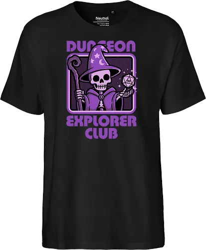 RPG Mage Skull - Rpg, Role-play, Role-playing, Roleplay Game, Role-playing Game, Roleplaying Game, Critical Hit, Critical, Critical Fail, Critical Success, Dungeon Master, Dungeon, Nerd, Geek, Adventure, Fantasy, Magic, Ritual, Magical, Wizard, Sorcery, Sorcerer, D20, Fireball, Tabletop Game, Tabletop, Tabletop Gaming, Tabletop Rpg, Game Master, Exploration, Explorer, Club, Skull, Skeleton, Bones, Bone, Undead - Fairtrade T-Shirt