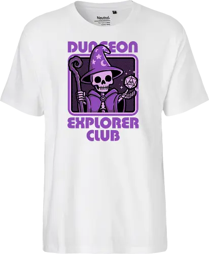 RPG Mage Skull - Rpg, Role-play, Role-playing, Roleplay Game, Role-playing Game, Roleplaying Game, Critical Hit, Critical, Critical Fail, Critical Success, Dungeon Master, Dungeon, Nerd, Geek, Adventure, Fantasy, Magic, Ritual, Magical, Wizard, Sorcery, Sorcerer, D20, Fireball, Tabletop Game, Tabletop, Tabletop Gaming, Tabletop Rpg, Game Master, Exploration, Explorer, Club, Skull, Skeleton, Bones, Bone, Undead - Fairtrade T-Shirt
