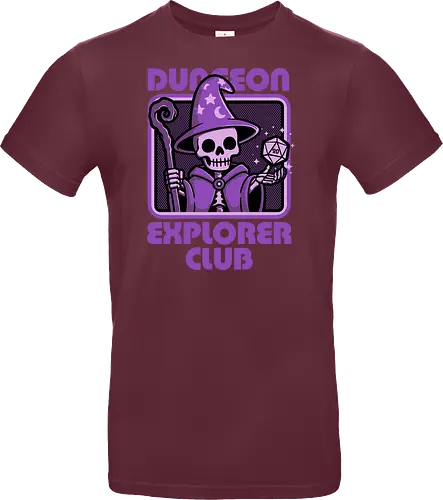 RPG Mage Skull - Rpg, Role-play, Role-playing, Roleplay Game, Role-playing Game, Roleplaying Game, Critical Hit, Critical, Critical Fail, Critical Success, Dungeon Master, Dungeon, Nerd, Geek, Adventure, Fantasy, Magic, Ritual, Magical, Wizard, Sorcery, Sorcerer, D20, Fireball, Tabletop Game, Tabletop, Tabletop Gaming, Tabletop Rpg, Game Master, Exploration, Explorer, Club, Skull, Skeleton, Bones, Bone, Undead - Standard T-Shirt