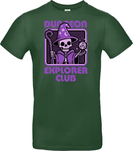 RPG Mage Skull - Rpg, Role-play, Role-playing, Roleplay Game, Role-playing Game, Roleplaying Game, Critical Hit, Critical, Critical Fail, Critical Success, Dungeon Master, Dungeon, Nerd, Geek, Adventure, Fantasy, Magic, Ritual, Magical, Wizard, Sorcery, Sorcerer, D20, Fireball, Tabletop Game, Tabletop, Tabletop Gaming, Tabletop Rpg, Game Master, Exploration, Explorer, Club, Skull, Skeleton, Bones, Bone, Undead - Standard T-Shirt