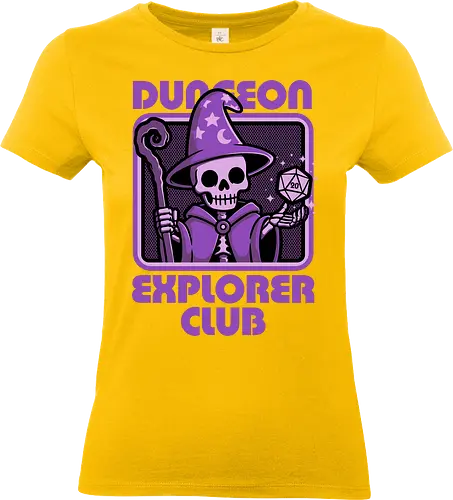 RPG Mage Skull - Rpg, Role-play, Role-playing, Roleplay Game, Role-playing Game, Roleplaying Game, Critical Hit, Critical, Critical Fail, Critical Success, Dungeon Master, Dungeon, Nerd, Geek, Adventure, Fantasy, Magic, Ritual, Magical, Wizard, Sorcery, Sorcerer, D20, Fireball, Tabletop Game, Tabletop, Tabletop Gaming, Tabletop Rpg, Game Master, Exploration, Explorer, Club, Skull, Skeleton, Bones, Bone, Undead - Standard T-Shirt (Frauen)