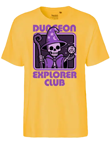 RPG Mage Skull - Rpg, Role-play, Role-playing, Roleplay Game, Role-playing Game, Roleplaying Game, Critical Hit, Critical, Critical Fail, Critical Success, Dungeon Master, Dungeon, Nerd, Geek, Adventure, Fantasy, Magic, Ritual, Magical, Wizard, Sorcery, Sorcerer, D20, Fireball, Tabletop Game, Tabletop, Tabletop Gaming, Tabletop Rpg, Game Master, Exploration, Explorer, Club, Skull, Skeleton, Bones, Bone, Undead - Fairtrade T-Shirt