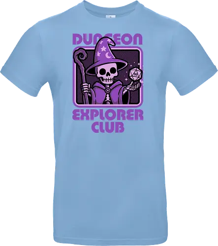 RPG Mage Skull - Rpg, Role-play, Role-playing, Roleplay Game, Role-playing Game, Roleplaying Game, Critical Hit, Critical, Critical Fail, Critical Success, Dungeon Master, Dungeon, Nerd, Geek, Adventure, Fantasy, Magic, Ritual, Magical, Wizard, Sorcery, Sorcerer, D20, Fireball, Tabletop Game, Tabletop, Tabletop Gaming, Tabletop Rpg, Game Master, Exploration, Explorer, Club, Skull, Skeleton, Bones, Bone, Undead - Standard T-Shirt