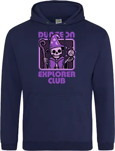 RPG Mage Skull - Rpg, Role-play, Role-playing, Roleplay Game, Role-playing Game, Roleplaying Game, Critical Hit, Critical, Critical Fail, Critical Success, Dungeon Master, Dungeon, Nerd, Geek, Adventure, Fantasy, Magic, Ritual, Magical, Wizard, Sorcery, Sorcerer, D20, Fireball, Tabletop Game, Tabletop, Tabletop Gaming, Tabletop Rpg, Game Master, Exploration, Explorer, Club, Skull, Skeleton, Bones, Bone, Undead - Standard Hoodie