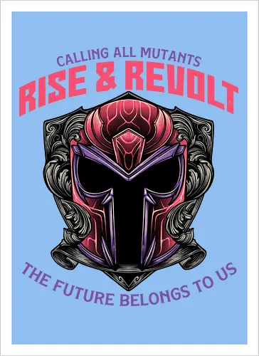 Mutants Rise and Revolt - Comics, comic book, movie, superhero, mutant, character, action, sci-fi - Kunstdruck