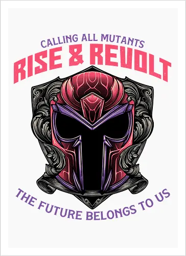 Mutants Rise and Revolt - Comics, comic book, movie, superhero, mutant, character, action, sci-fi - Kunstdruck