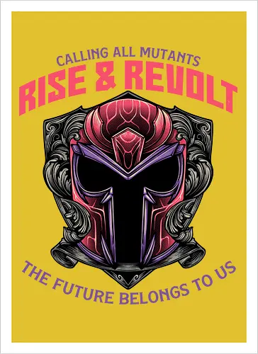 Mutants Rise and Revolt - Comics, comic book, movie, superhero, mutant, character, action, sci-fi - Kunstdruck