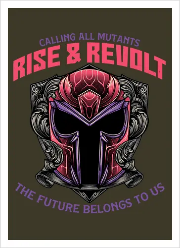 Mutants Rise and Revolt - Comics, comic book, movie, superhero, mutant, character, action, sci-fi - Kunstdruck