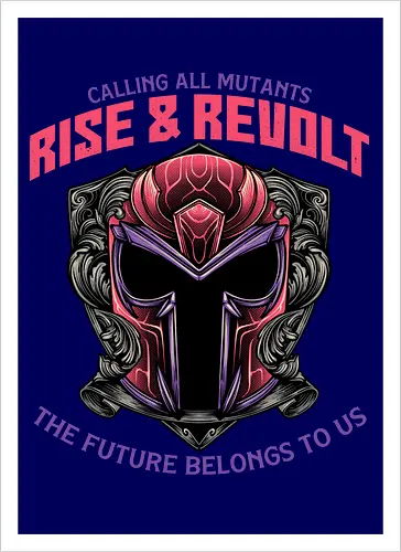 Mutants Rise and Revolt - Comics, comic book, movie, superhero, mutant, character, action, sci-fi - Kunstdruck