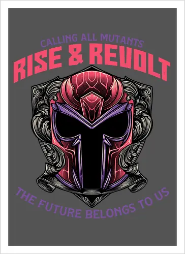 Mutants Rise and Revolt - Comics, comic book, movie, superhero, mutant, character, action, sci-fi - Kunstdruck