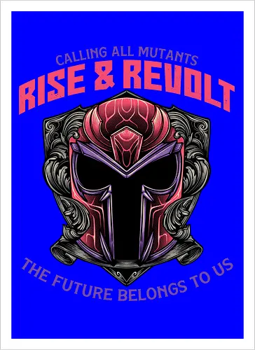 Mutants Rise and Revolt - Comics, comic book, movie, superhero, mutant, character, action, sci-fi - Kunstdruck