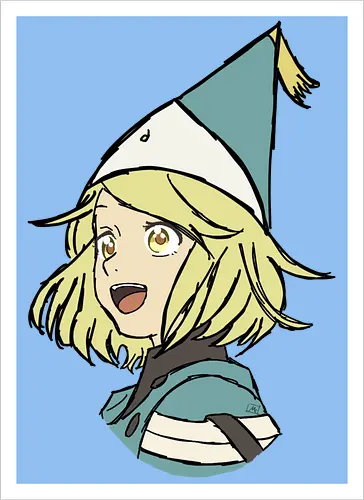 Coco- Witch Hat Atelier fanart - Witch Hat Atelier, Witch Hat Atelier art, Witch Hat Atelier characters, Witch Hat Atelier anime, Witch Hat Atelier coco, Witch Hat Atelier Qifrey, anime fanart, anime characters, anime merch, anime universe, anime art - Kunstdruck