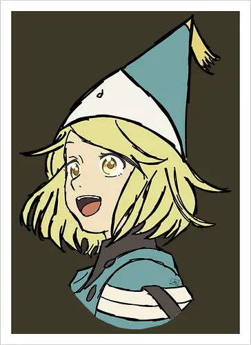 Coco- Witch Hat Atelier fanart - Witch Hat Atelier, Witch Hat Atelier art, Witch Hat Atelier characters, Witch Hat Atelier anime, Witch Hat Atelier coco, Witch Hat Atelier Qifrey, anime fanart, anime characters, anime merch, anime universe, anime art - Kunstdruck