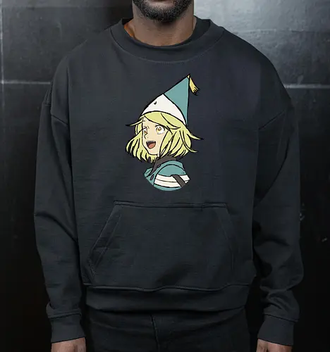 Coco- Witch Hat Atelier fanart - Witch Hat Atelier, Witch Hat Atelier art, Witch Hat Atelier characters, Witch Hat Atelier anime, Witch Hat Atelier coco, Witch Hat Atelier Qifrey, anime fanart, anime characters, anime merch, anime universe, anime art - Cropped Sweatshirt