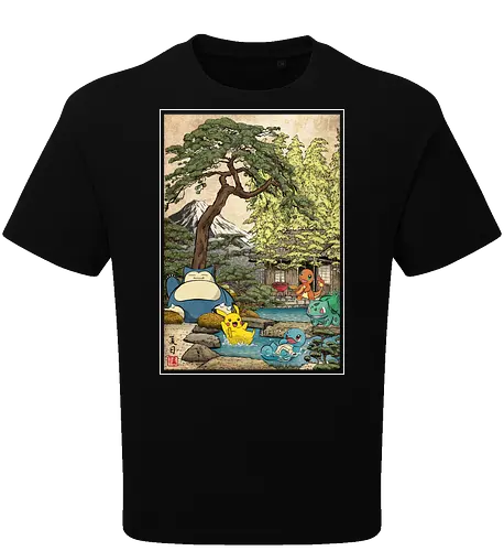 School of witchcraft and wizard woodblock - Oversize T-Shirt