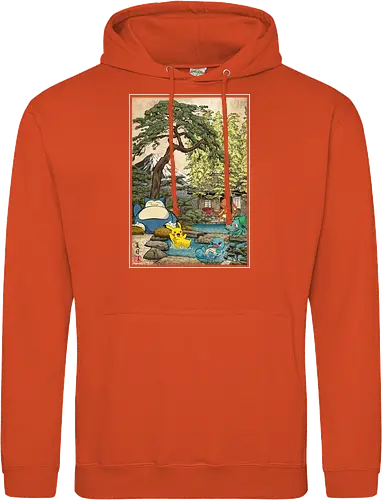 School of witchcraft and wizard woodblock - Standard Hoodie