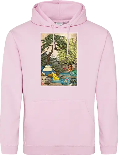 School of witchcraft and wizard woodblock - Standard Hoodie